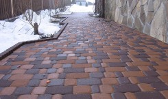 Уход за тротуарной плиткой зимой Уход за тротуарной плиткой зимой